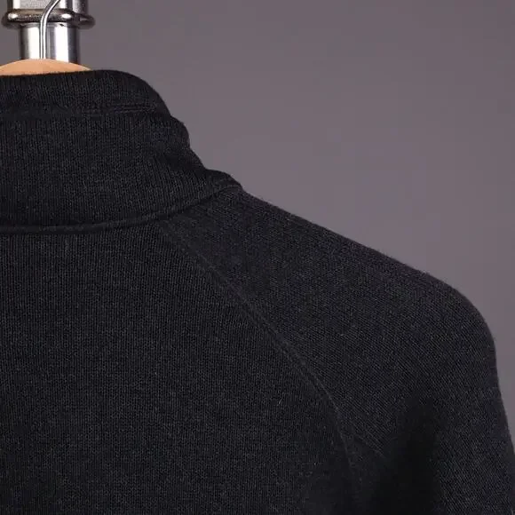 Patagonia Better Sweater Fleece Jacket Mens Small Black Outdoor Zip Hiking Trail - Picture 9 of 12